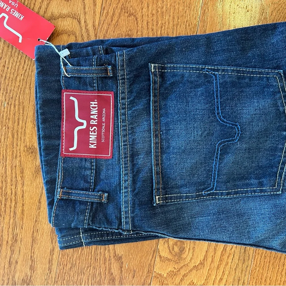 Kimes Ranch Men's Bootcut Jeans - Dark Blue - Picture 3 of 7